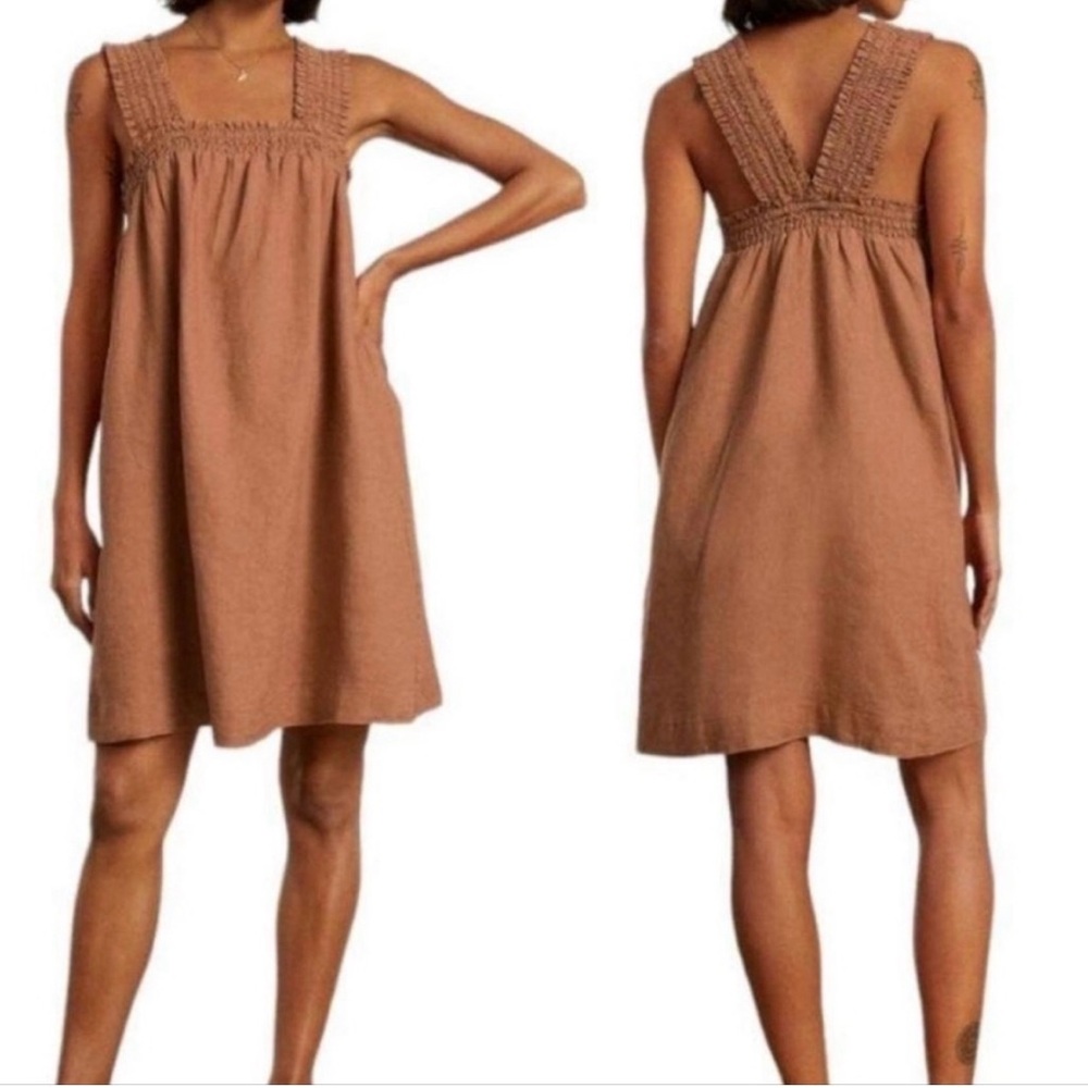 Everlane Brown Mini Summer Dress
